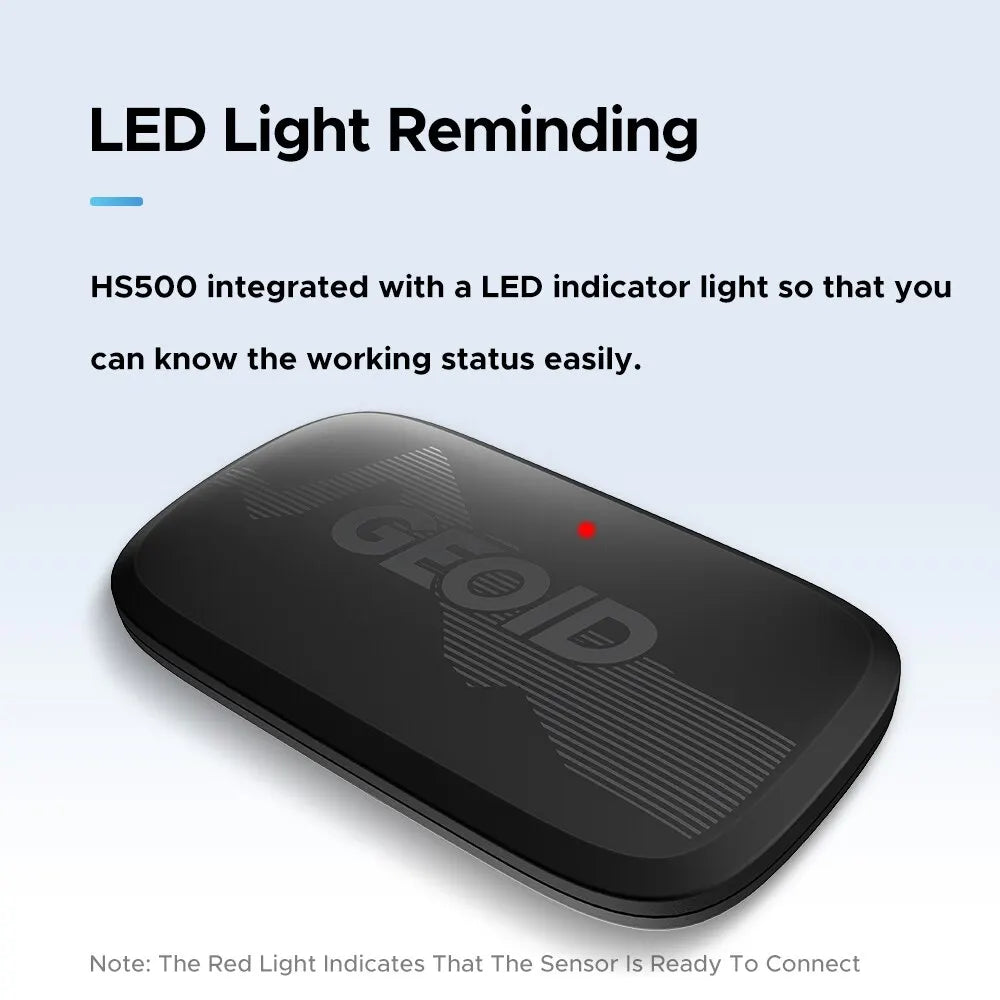Monitor Cardíaco Peitoral Bluetooth ANT+ com Luz LED