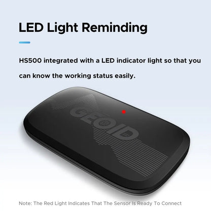 Monitor Cardíaco Peitoral Bluetooth ANT+ com Luz LED